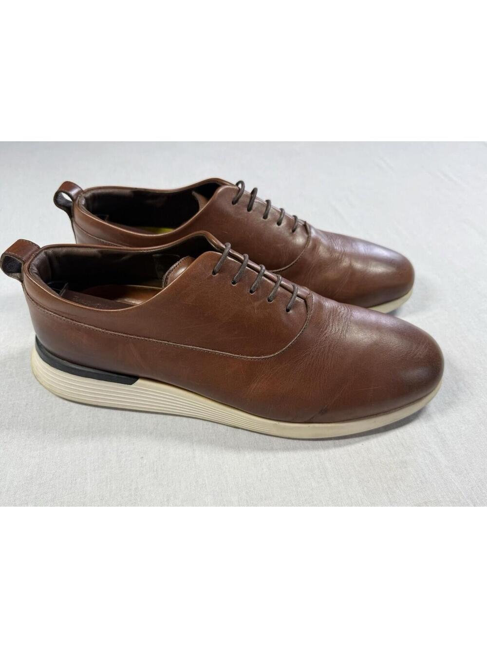 Wolf & Shepherd Crossover Derby Sneakers Mens Sz 11.5 Brown Leather Shoes